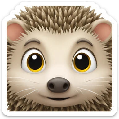 Hedgehog sticker