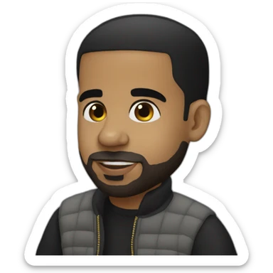 drake rapper sticker