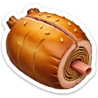 a roasted joint of pork sticker