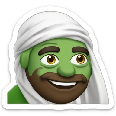muslim pepe sticker