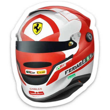 Charles Leclerc Ferrari sticker