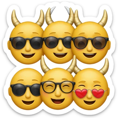 Can U do this sticker 😂😔😇🥺😎😈🤑🤫🤗🙁😩😘 sticker