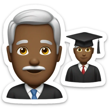 Educated person  sticker
