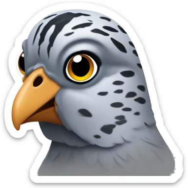 Quail Bird head sticker