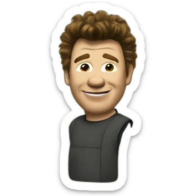 Shrek as Rick astley sticker