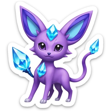 Luxio-Espeon-Amaura-fusion sticker