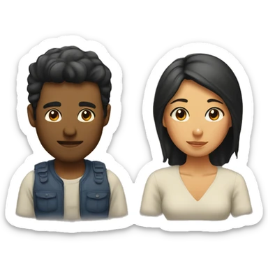 xe-no-mor-ph couple sticker