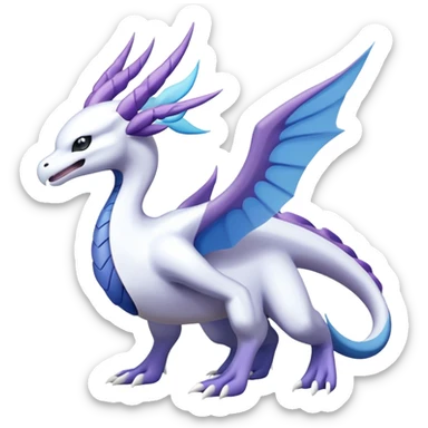 Lugia-Suicune-fakemon-creature-hybrid sticker