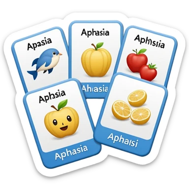 Aphasia patient cards sticker