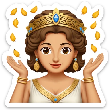 Cinematic Realistic My Big Fat Greek Wedding Pop Culture Emoji, depicting a vibrant celebration of Greek culture rendered with lively textures and festive lighting. sticker