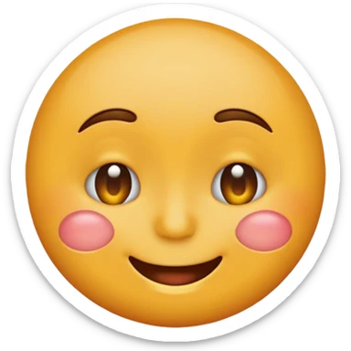 drunk round emoji face sticker