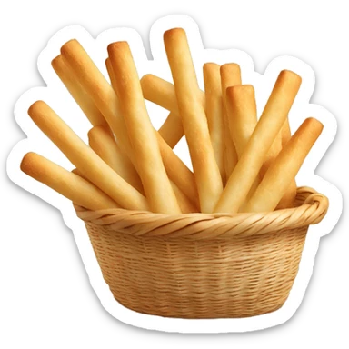 Basket of buttermilk breadsticks  sticker