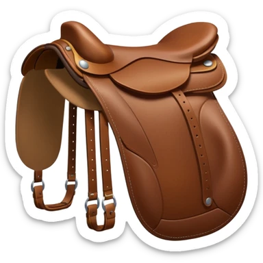 Silla adaptada o con mayor sujeción hipica sticker