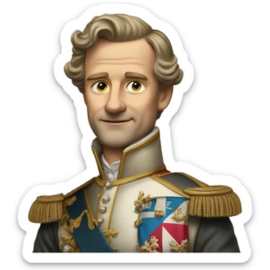 King Frederik of denmark  sticker