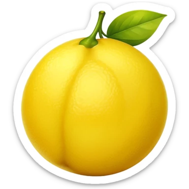 mirror this same emoji of🍋 sticker