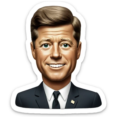 John F Kennedy sticker