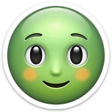 pin, pinned, light green sticker