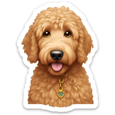 golden doodle  sticker