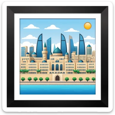 Baku City sticker