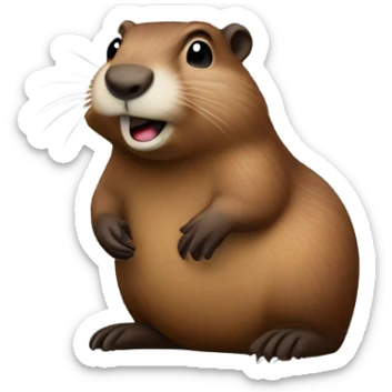 Groundhog  sticker