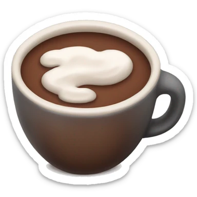 Hot cocoa sticker