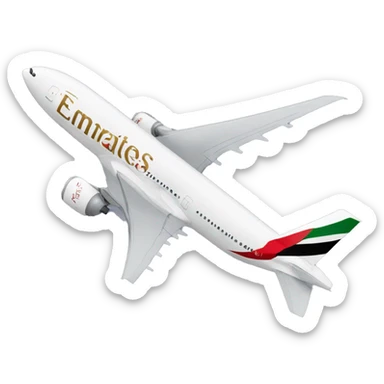 Emirates 777 sticker