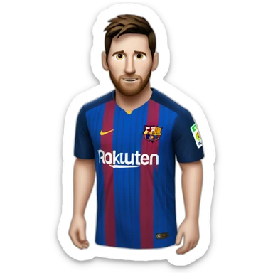messi lacasa de papel  sticker