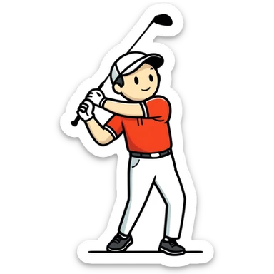 Golf sticker