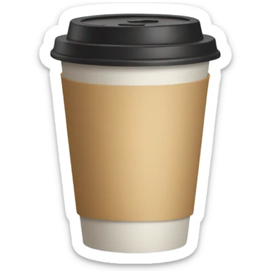 coffee cup to go sticker