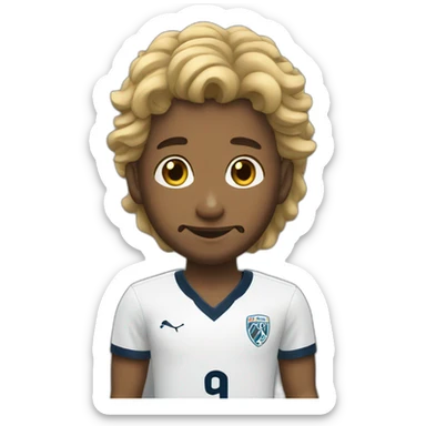 world class dev and soccer player sticker