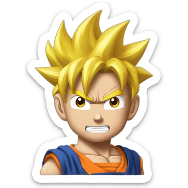 Goku ssj sticker