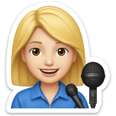 Créer un avatar qui est face à un caméra avec des micros sticker