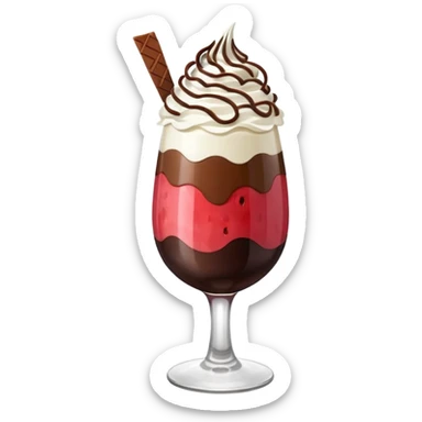 strawberry-chocolate-pafe-Wineglass sticker