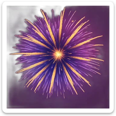 New year-Firework sticker