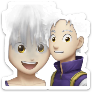 killua from hunter x hunter sticker