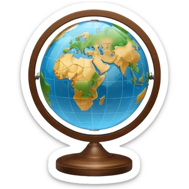 globe sticker