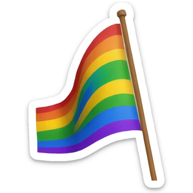 rainbow flag sticker