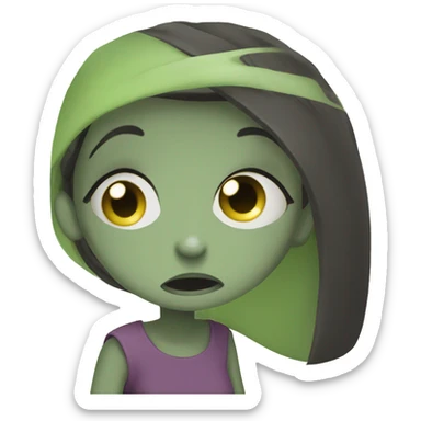 gir whispering to othr gir sticker