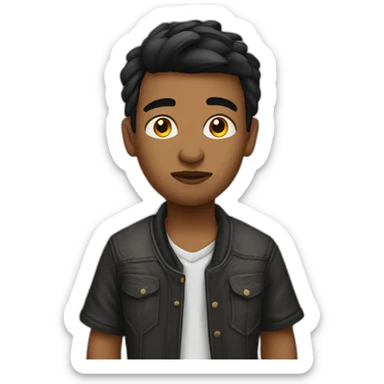 Thug life indian boy sticker