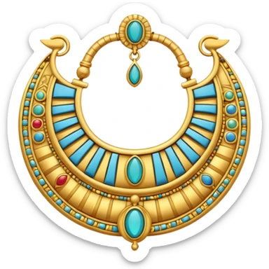 Egyptian takı with Gold Details sticker