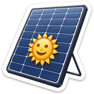 solar panel sticker