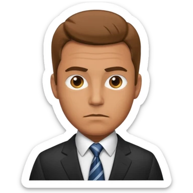 a businessman sticker