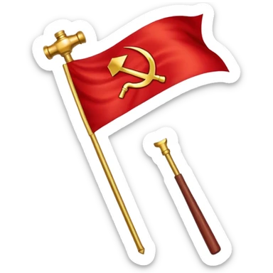 Flag of sovet union sticker