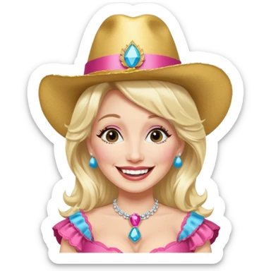 Dolly Parton on a bachelorette trip sticker
