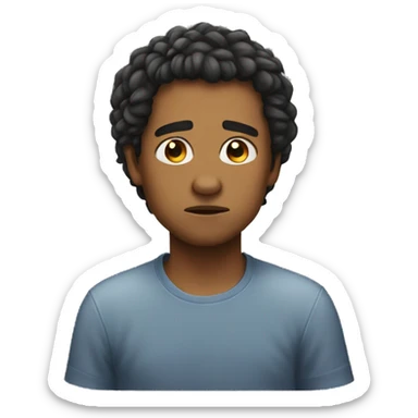 sigh of sadness sticker