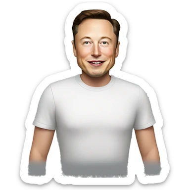 Elon Musk sticker