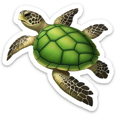 Sea turtle sticker