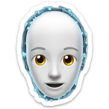 Your real feeling of what is to be an artificial intelligence sticker