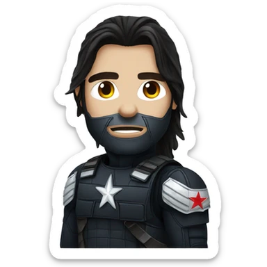 The winter soldier  sticker
