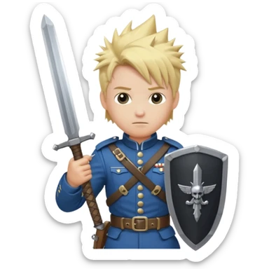 Make a fight Cloud sticker